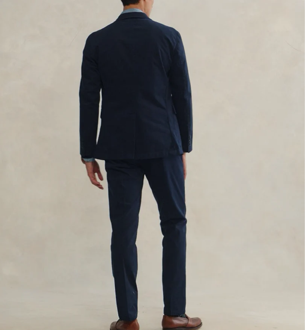 Polo Ralph Lauren Mens Regualr Fit Dyed Chino Suit Dress Pants Blue 32 x 33