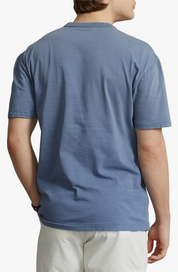 Polo Ralph Lauren Men's Logo Seal Graphic T Shirt Capri Blue Small