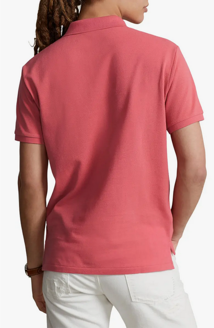 Polo Ralph Lauren Men's Classic Fit Mesh Short Sleeve Polo Shirt Pink Small