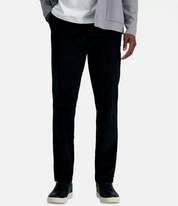 Kenneth Cole Reaction Mens Slim Fit Corduroy Pants Black 34 x 30