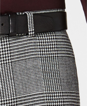 Bar III Men's Slim Fit Dress Pants BlackWhite Plaid 29 x 30