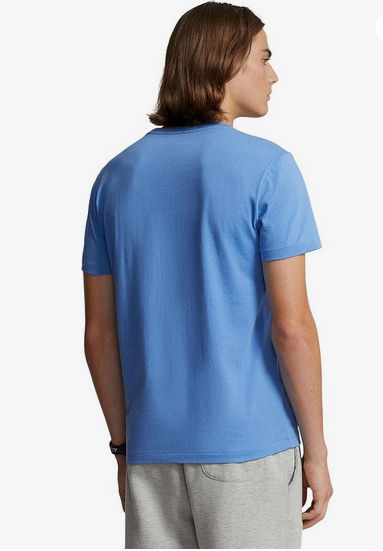 Polo Ralph Lauren Mens Classic Fit Crewneck Short Sleeve T Shirt Blue XL