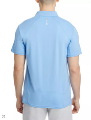 Polo Ralph Lauren RLX Mens Regular Fit Short Sleeve Polo Shirt Blue Large