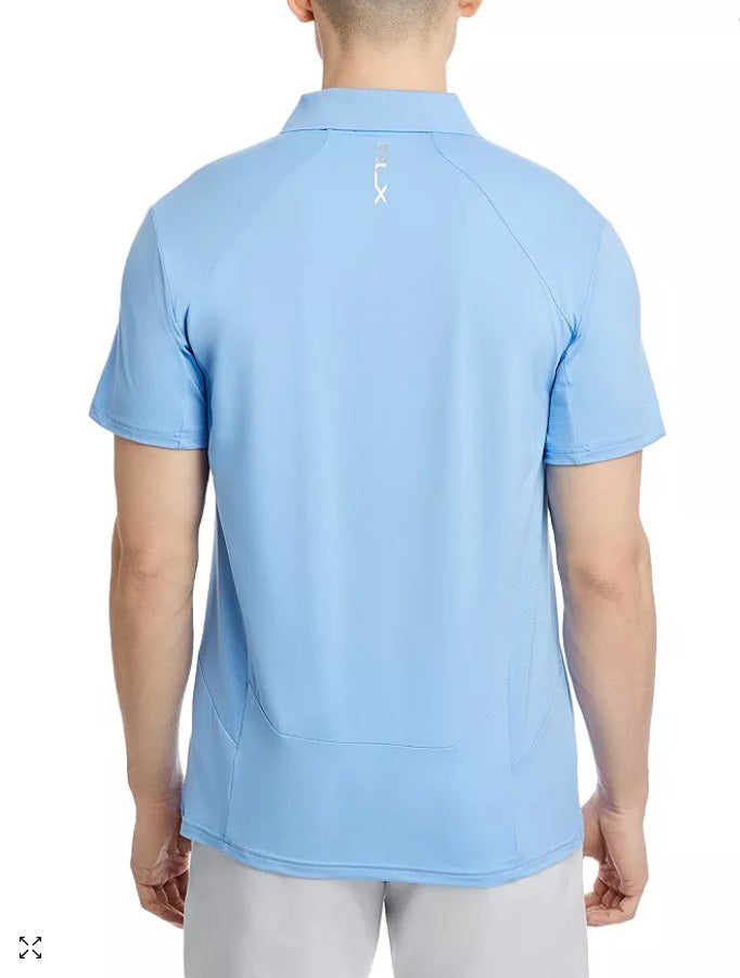 Polo Ralph Lauren RLX Mens Regular Fit Short Sleeve Polo Shirt Blue Medium