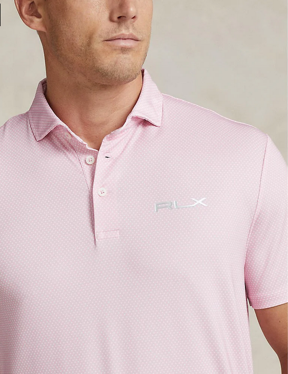 Polo Ralph Lauren RLX Performance Polo Golf Shirt Pink Flamingo XL