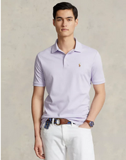 Polo Ralph Lauren Mens Classic Fit Soft Cotton Polo Shirt Large Purple