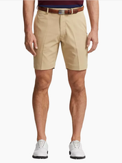 Polo Ralph Lauren Mens Regular fit Golf shorts Shorts 34 / 9" Beige Stretch