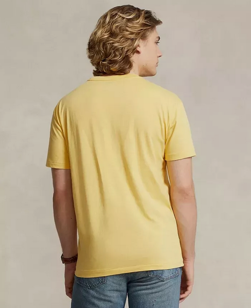 Polo Ralph Lauren Men's Classic Fit Crewneck Short Sleeve T Shirt Yellow 2XL