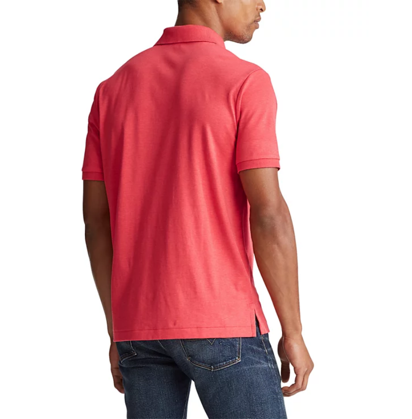 Polo Ralph Lauren Men's Classic Fit Soft Cotton Polo Shirt Rosette Red Large