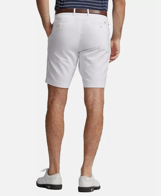 Polo Ralph Lauren Mens RLX Twill 9" Flat Front Gof Shorts Size 36 White