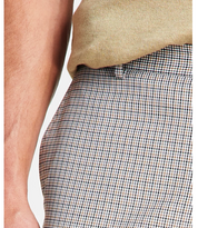 Tommy Hilfiger Modern Fit Mens TH Flex Stretch Dress Pants Check Tan 34 x 30