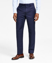 Lauren Ralph Lauren Mens Classic Fit Ultra Dress Suit Pants Navy Solid 38 x 30