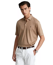 Polo Ralph Lauren Mens Classic Fit Mesh Polo Shirt Italian Heather XL