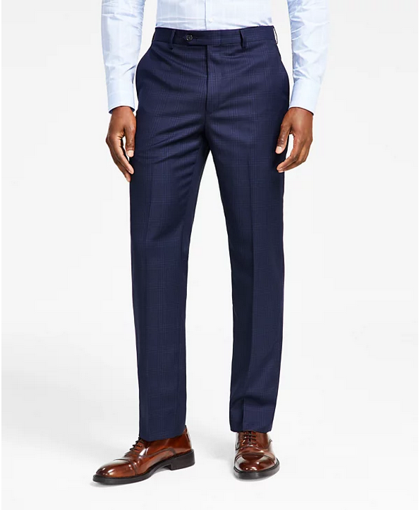Lauren Ralph Lauren Mens Classic Fit Ultra Dress Suit Pants Navy Solid 36 x 34