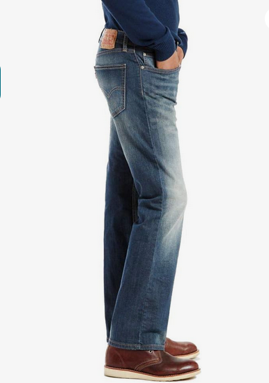 Levis Mens Big and Tall 559 Relaxed Fit  Jeans Cash 52 x 29