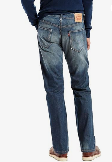 Levis Mens Big and Tall 559 Relaxed Fit  Jeans Cash 54 x 29