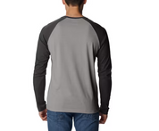 Columbia Mens Thistletown Hills Raglan Sleeve T Shirt City Grey Heather Large