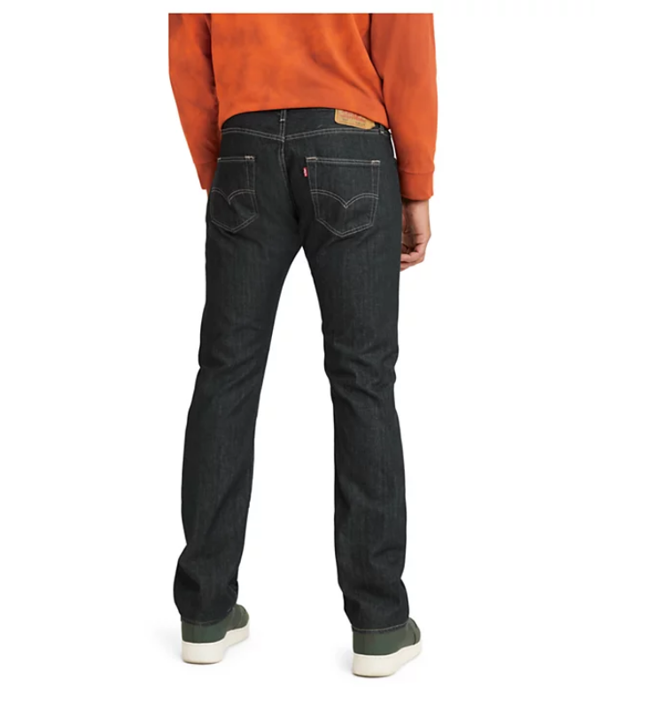 Levis 501 Original Fit Jeans Button Fly Clean Rigid Blue  38 x 34