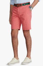 Polo Ralph Lauren Mens Nantucket Red 9.5" Stretch Chino Shorts 40