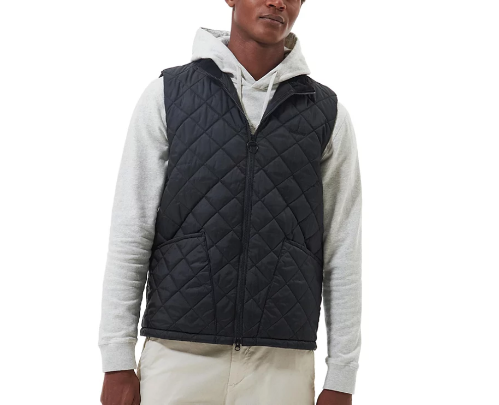 Barbour Men's Quilted Monty Gilet Black Small