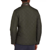 Barbour Mens Powell Quilted Jacket Olive Green Medium