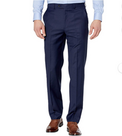 Lauren Ralph Lauren Men's Classic Fit Dress Suit Pants Navy Solid 38 x 34