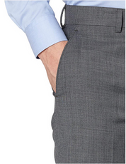 Lauren Ralph Lauren Mens UltraFlex Dress Suit Pants Grey Sharkskin 42 x 30