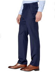 Lauren Ralph Lauren Men Classic fit Dress Pants 32 / 30 Navy Blue Solid Stretch
