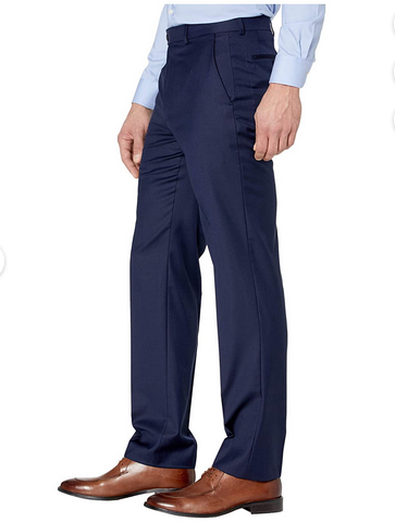 Lauren Ralph Lauren Men Classic fit Dress Pants 32 / 30 Navy Blue Solid Stretch