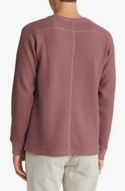 Rails Wade Mens Long Sleeve Thermal Long Sleeve T Shirt Red Large