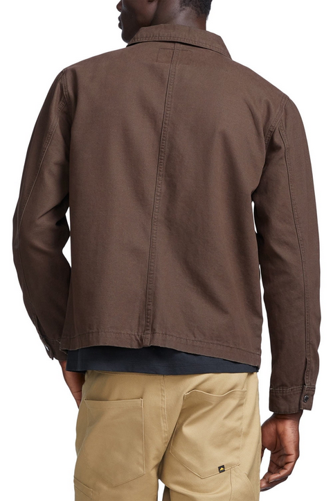 Caterpillar Mens Cat Urban Passage Shirt Jacket Coffee Bean Brown Large