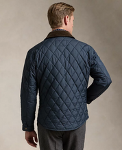 Polo Ralph Lauren Men's Water Repellent Quilted Jacket College Navy Blue Medium
