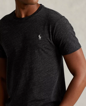 Polo Ralph Lauren Men's Classic Fit Crewneck T Shirt Black Marl Heather Small