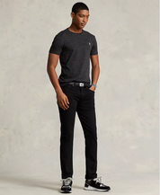 Polo Ralph Lauren Men's Classic Fit Crewneck Short Sleeve T Shirt Black Marl 2XL