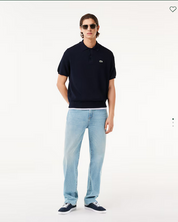 Lacoste Mens Short Sleeve Polo Collar Sweater Navy 2XL