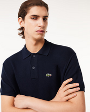 Lacoste Mens Short Sleeve Polo Collar Sweater Navy 2XL
