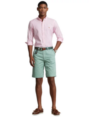 Polo Ralph Lauren Men's Classic Fit Button Down Oxford Shirt Pink White XL