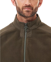 Barbour Men's Country Full Zip Fleece Vest Olive Green Medium