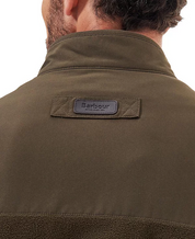 Barbour Men's Country Full Zip Fleece Vest Olive Green Medium