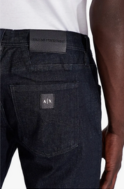 AX Armani Exchange Mens J13 Slim Fit 5 Pocket Jeans Indigo Blue 33 x 32
