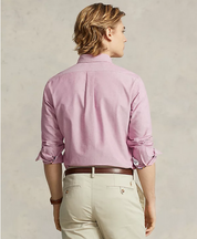 Polo Ralph Lauren Men's Garment Dyed Button Down Oxford Shirt Red Medium