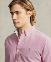 Polo Ralph Lauren Men's Garment Dyed Button Down Oxford Shirt Red Medium