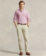 Polo Ralph Lauren Men's Garment Dyed Button Down Oxford Shirt Red Medium