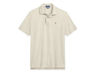 Polo Ralph Lauren Men's Classic Fit Mesh Short Sleeve Polo Shirt Beige 2XL