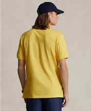 Polo Ralph Lauren Men's Classic Fit Tropical Mesh Polo Shirt Yellow Large