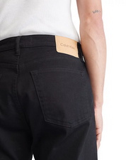 Calvin Klein Men's Standard Straight Fit Stretch Jeans Forever Black 32 x 30