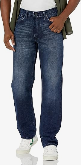 Levis 550 Relaxed Fit Jeans The Twist Blue 36 x 30