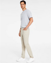 Calvin Klein Men's CK Move 365 Slim Fit Performance Dress Pants Beige 32 x 30