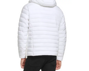 Calvin Klein Men's Hooded Packable Down Jacket White 2XL