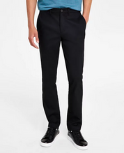Calvin Klein Men's Slim Fit Modern Stretch Chino Dress Pants Black 38 x 30